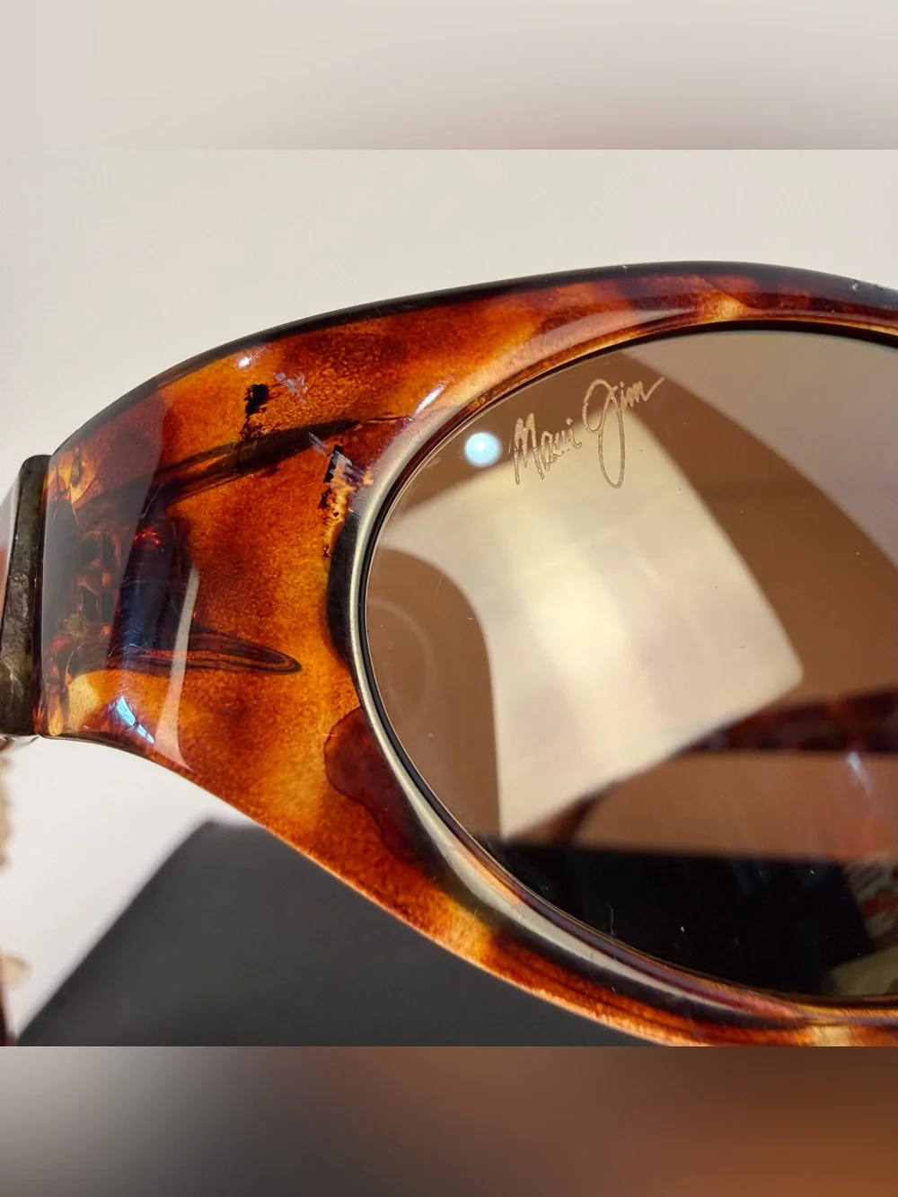 Maui Jim Malia MJ125-10 Tortoiseshell- Brown Lenses Vintage Discontinued